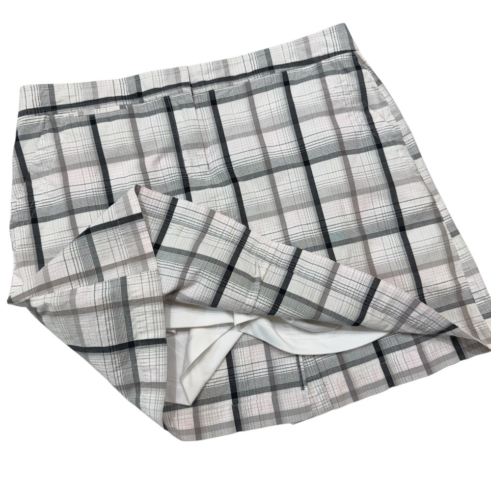 Izod Activewear Plaid Skort Accents Size 8